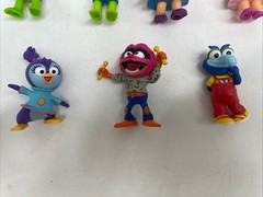 Disney Jr Muppet Babies Figure Lot (Kermit, Miss Piggy, Gonzo, Animal, Summer)