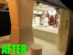 Cabin Extension – Command/Engine Module Bulkheads | 1976 Mattel Space 1999 Eagle