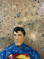 Mattel DC Comics Superman Action Figure w/ Red Cloth Cape, Plastic & Fabric