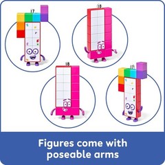 hand2mind Numberblocks Friends Seventeen and Eighteen Figure Pack, Number and Co