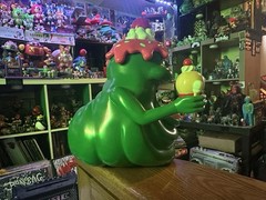 Unbox industries X Refreshment Toy Soft vinyl Slimer Sofubi Ghostbusters Rare