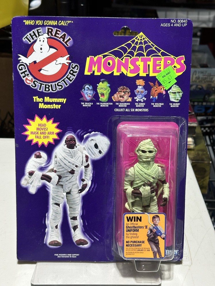 The Real Ghostbusters Monsters Mummy Monster 1986 Kenner NEAR MINT spideegf