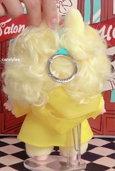 One Set(6pcs) Hair Salon Series Vinyl Pendant Blind Box Figure Toy Sealed