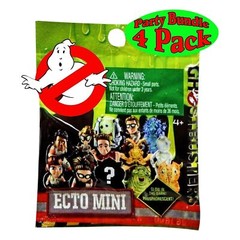 Ghostbusters Ecto Minis Blind Bags 4-pack Glow in Dark Ghosts Mystery Figures