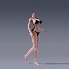 ANT 1:12 Seamless Female Body Large Bust Plump Hip for 6inch Action Figure Model