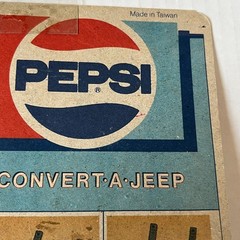 Vintage 1985 Pepsi Convert-A-Jeep Figure Machine Robo GoBots Transformers