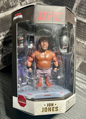 UFC Octagon Fighters Jon Jones Action Figure Boxed + Gloves Mixed Martial Arts