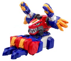 Dino Core Ultra D-Buster Tyranno Dinosaur Transform Robot Combiner 5 in 1 Figure
