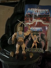 Super7 MOTU Masters of the Universe Ultimate He-Man Action Figure w/four heads +