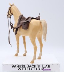 Thunderbolt Canadian Palomino Horse w/Complete Tack Johnny West Marx 12″ Vintage
