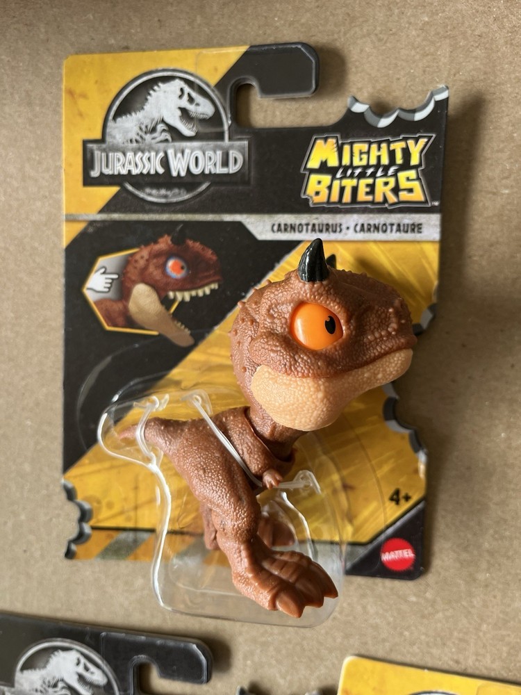 Jurassic Park World Mighty Little Biters Carnotaurus Dinosaur Toy Dino Figure 🦖