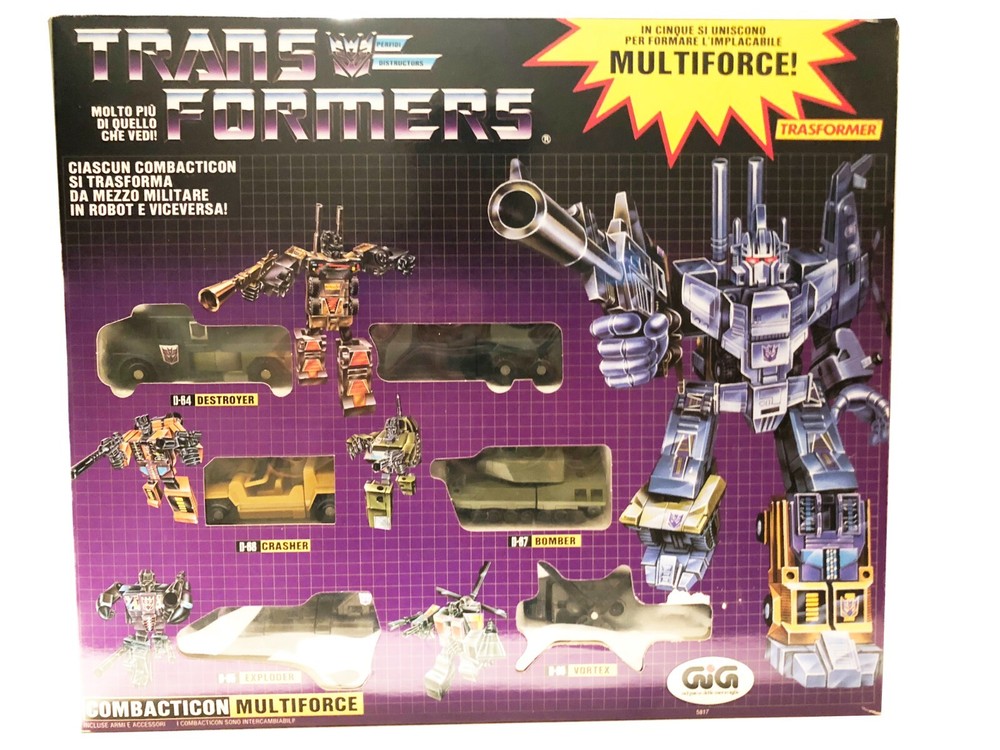 TRANSFORM G1 Reissue Multiforce Bruticus Boxed Brand New Free Shipping