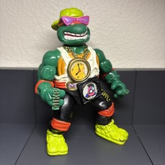 1991 Vintage TMNT Rappin’ Mike Figure Teenage Mutant Ninja Turtles Figure