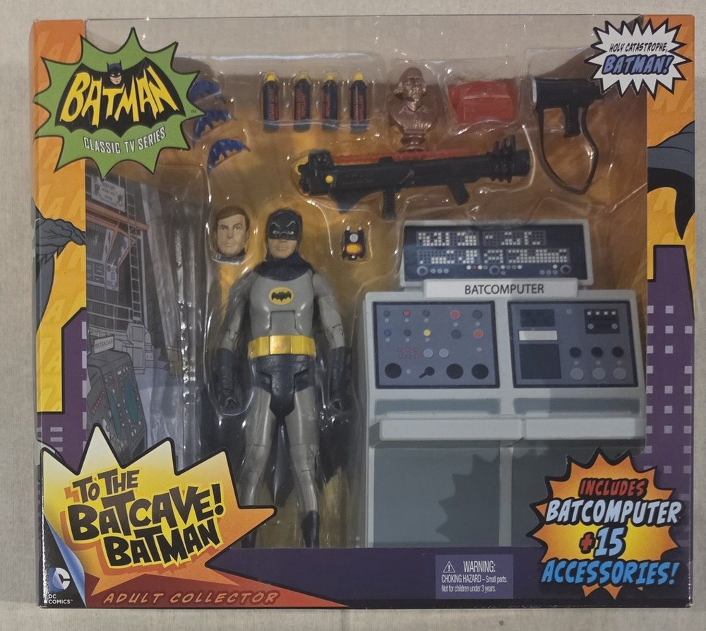 Batman 1966 Classic TV Series Batcave Bruce Wayne Batcomputer set Adam West