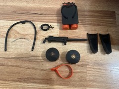 GI Joe 1966 Sea Sled & Frogman With Accessories, Cave & Box As Is Untested