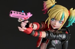 Kaiyodo Revoltech Amazing Yamaguchi Harley Quinn Suicide Squad ISEKAI Ver.&Bonus