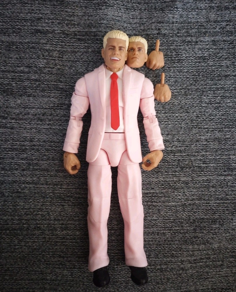 Mattel WWE Elite Series 120 Chase Variant Cody Rhodes Figure 2025 Pink Suit AEW