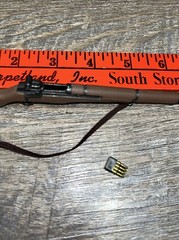 1/6 21ST CENTURY WW2 US ARMY M1 GARAND PLASTIC RIFLE ULTIMATE SOLDER HASBRO