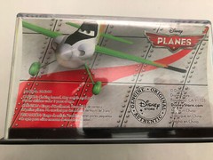 Disney Store Pixar PLANES ZED Exclusive 1:43 Die Cast Plastic Display Case