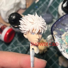 Custom 1/12 Jujutsu Kaisen Satoru Gojo Head Sculpt For 6″Romankey SHF Vtoys Body