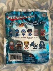 Mega Man 3D Figural Keychain No Helmet & Running Mega Man + bag, Monogram, READ