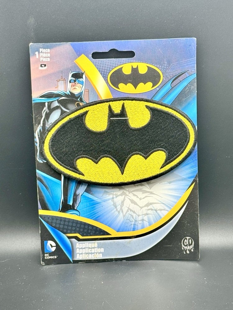 New DC Comics Batman Patch 4.25 inches Wide Jacket Costume Cosplay