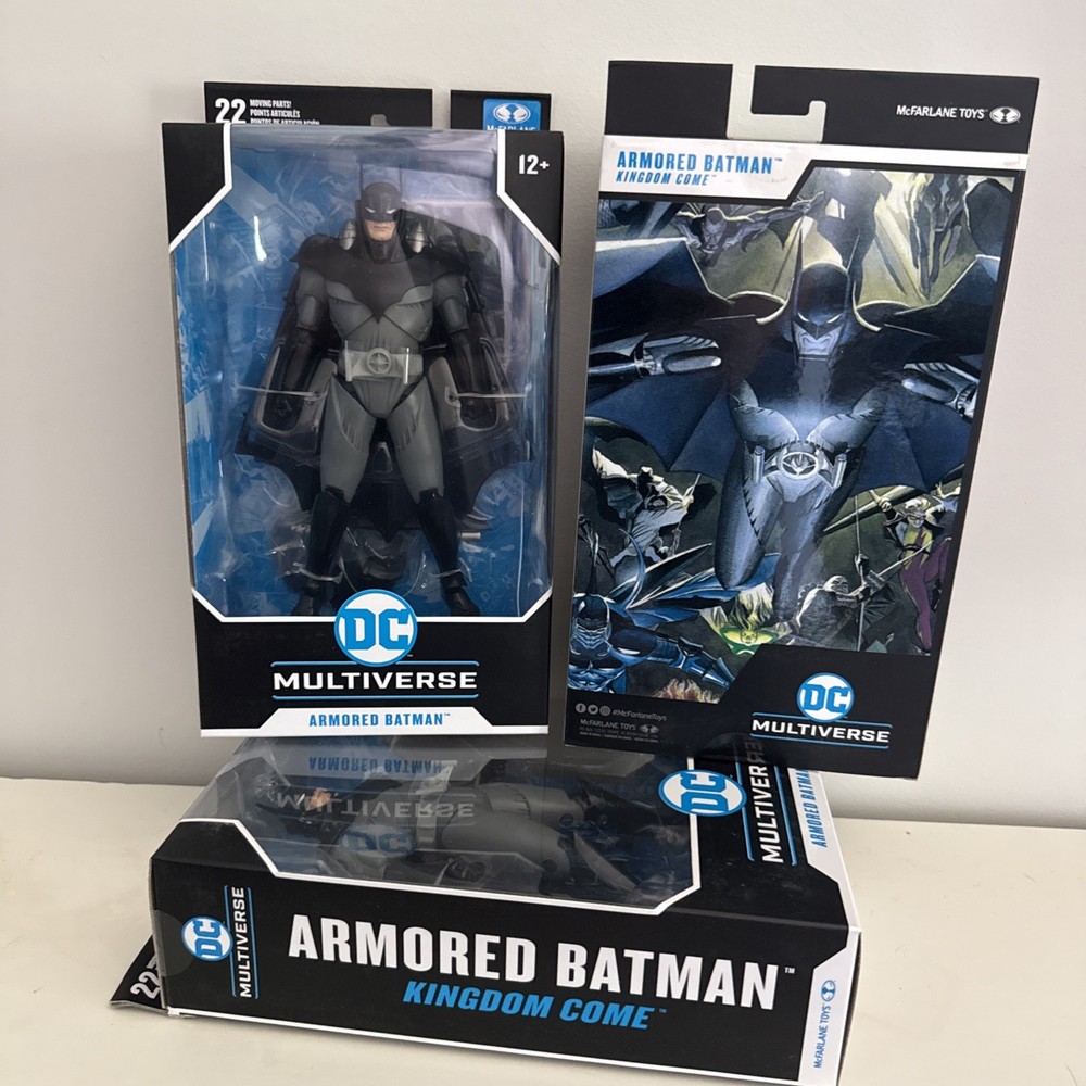 Mcfarlane DC Multiverse Armored Batman Kingdom Come Action Figure 7”