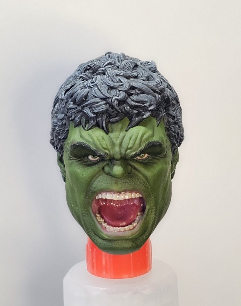 1/12 PAINTED HULK V2 CUSTOM HEAD SCULPT