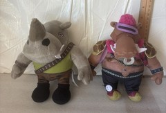 tmnt mutant mayhem rocksteady & Bebop 8” Plus With Splinter