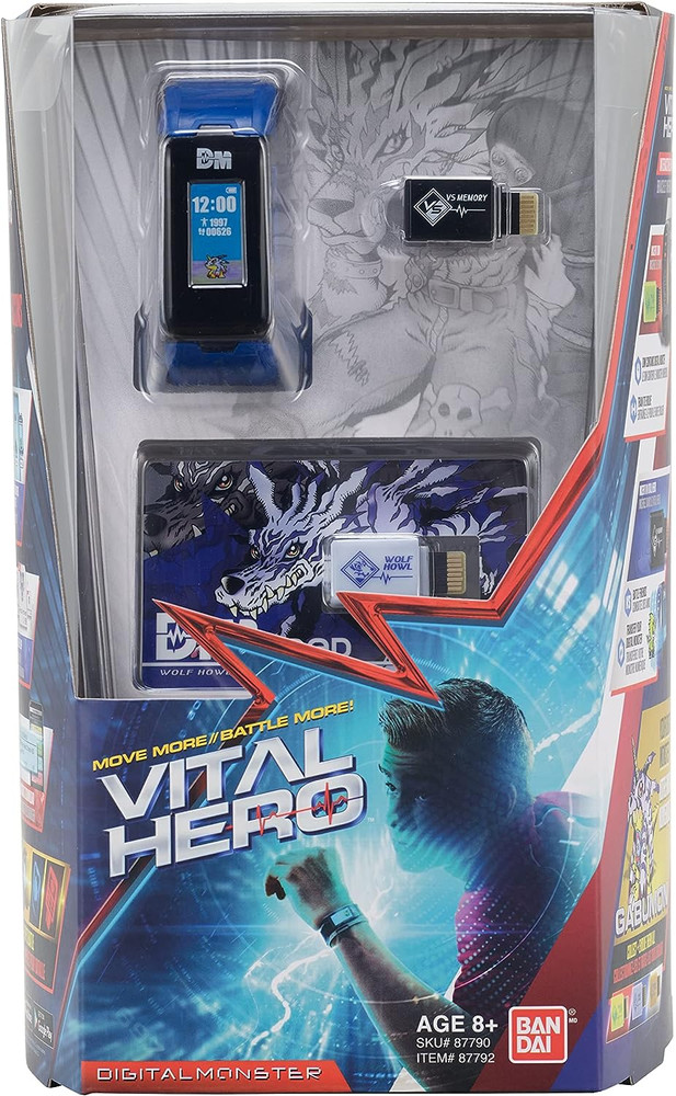 – Digimon – Vital Hero Interactive Fitness Tracker/ Digital Watch/ Virtual Pet (