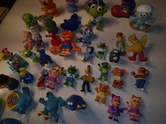 Vintage To Modern Sesame Street Mixed Toy Lot Sale Kermit Elmo Big Bird Oscar