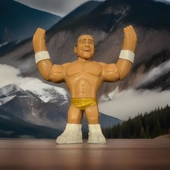 WWE Rumblers Alberto Del Rio 2″ Wrestling Action Figure 2011 Mattel Gold Attire