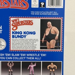LJN WWE Superstars Series 2 Blue Card King Kong Bundy SEALED NEW