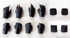 1/6 Hands wrist Gauntlets Black Widow MMS178 & MMS124 Hot Toys Iron Man 2