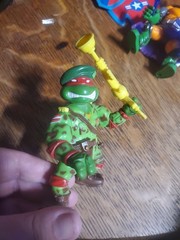 Vintage 1991 The Green Teen Beret Mutant Military Rapheal Action Figure