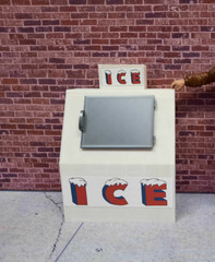 Ice Box Model 1/10 1/12 Scale Prop Garage Dollhouse Diorama Accessory