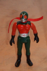 ORIGINAL 1980 POPY WORLD HERO NEW KAMEN RIDER / SKY RIDER FIGURE, #10, NOS