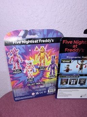 Lot Of 4 Fnaf Ringmaster Foxy Tie Dye Freddy Ballon Boy And Freddy New Figures