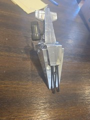 1990 GI Joe ARAH Sky Hawk Chrome Hasbro Incomplete For Parts Or Project