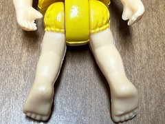 x2 Mel Appel Co Figure Lot Baby Girl Yellow Outfit 2.5″ Mom 5” FP Loving Family