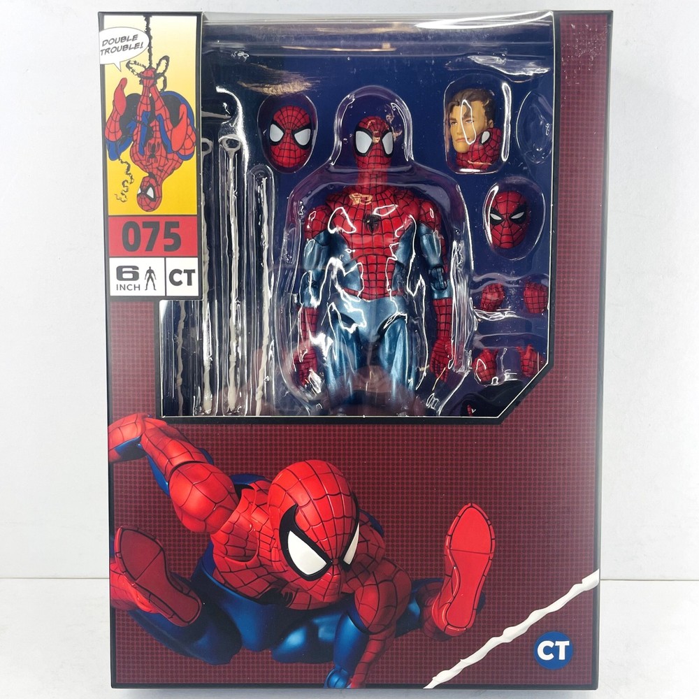 Spider-Man Comic Version Spiderman 6″ Action Figure CT Toys #075 New In Box