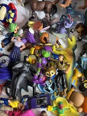 Nice Mixed Figures SmallToys Lot/Variety/Cabbage Patch/Dinosaur/Animals And More