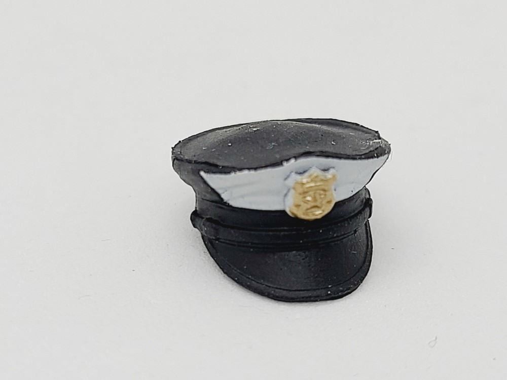 Police Officer Hat 1/18 scale – Boss Fight Studio HACKS Vitruvian Armory
