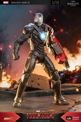 zd toys IRON MAN MARK 29 FIDDLER 1/10 action figure iron man 3 MARVEL shipAugust