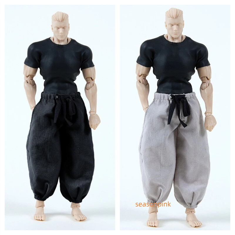 Jujutsu Kaisen Fushiguro Toji Shirt Pant Clothes For 1/12 Figure Body Outfit
