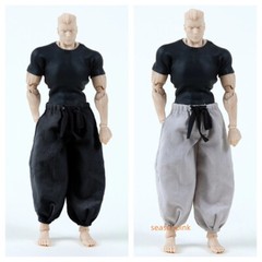 Jujutsu Kaisen Fushiguro Toji Shirt Pant Clothes For 1/12 Figure Body Outfit