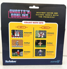 GHOSTS’N GOBLINS~ReAction Figures~Super7~Zombie Set~Astaroth-Arthur-Zombie~New