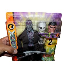 Hasbro 2003 Action Man No Face Villain Action Figure Grey Open box