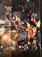Transformers 1985 folded Catalog Checklist Insert Poster – Vintage