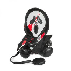 Scream Ghost Face with Bloody Knife Magnetic Shoulder Phunny Plush Multi-Color
